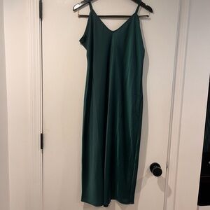 NWT Banana Republic Satin Green Dress